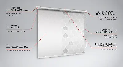 Estores de rolo interiores para janela Escalas de cinza