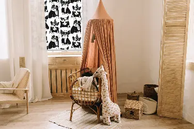 Estores de rolo interiores para janela cães desenhados