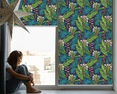 Estores de rolo para janela Plantas exóticas