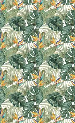 Estores de rolo interiores Plantas tropicais