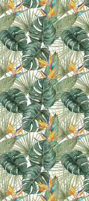 Estores de rolo interiores Plantas tropicais