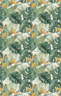 Estores de rolo interiores Plantas tropicais
