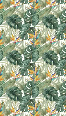 Estores de rolo interiores Plantas tropicais