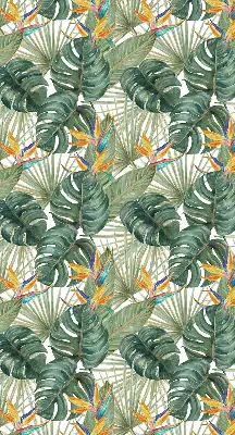 Estores de rolo interiores Plantas tropicais