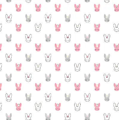 Estores de rolo interiores para janela Coelhos coloridos com coroas