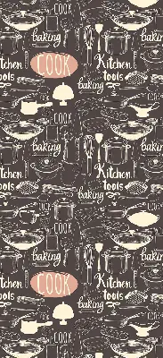 Estores de rolo interiores Utensílios de cozinha