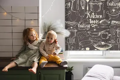 Estores de rolo interiores Utensílios de cozinha