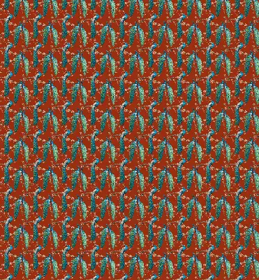 Estores de rolo para janela Pavões nos galhos