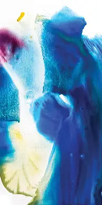 Estores de rolo interiores para janela Quadro pintado