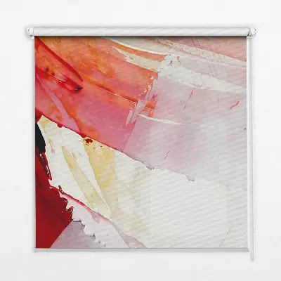 Estores de rolo em tecido Quadro pintado