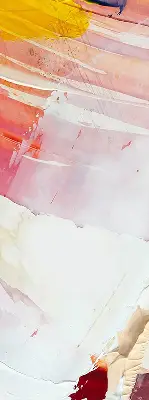 Estores de rolo em tecido Quadro pintado