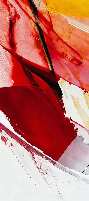 Estores de rolo em tecido Quadro pintado
