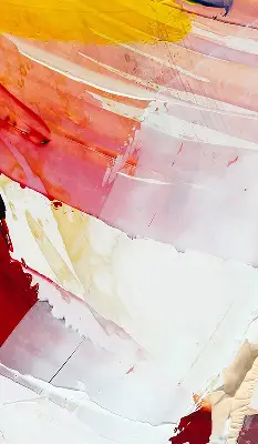 Estores de rolo em tecido Quadro pintado