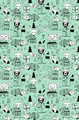 Estores de rolo em tecido Animais de inverno