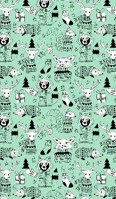Estores de rolo em tecido Animais de inverno