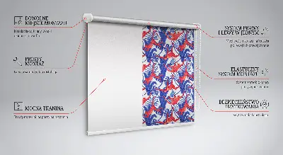 Estores de rolo para porta de varanda Macacos vermelhos