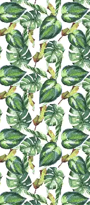 Estores de rolo interiores para janela Plantas tropicais