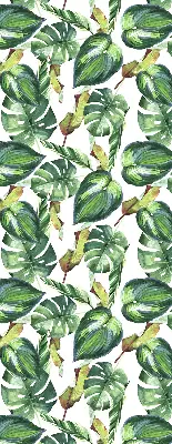 Estores de rolo interiores para janela Plantas tropicais