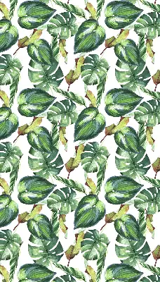 Estores de rolo interiores para janela Plantas tropicais