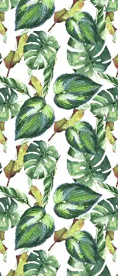 Estores de rolo interiores para janela Plantas tropicais