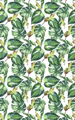Estores de rolo interiores para janela Plantas tropicais