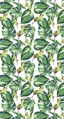 Estores de rolo interiores para janela Plantas tropicais