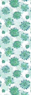 Estores de rolo interiores para janela Flores verdes