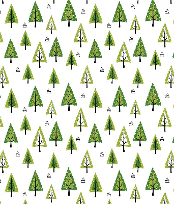 Estores de rolo para porta de varanda Floresta desenhada