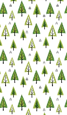 Estores de rolo para porta de varanda Floresta desenhada