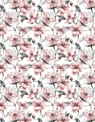 Estores de rolo interiores para janela Flores cor-de-rosa
