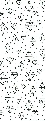 Estores de rolo interiores Diamantes desenhados