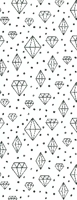Estores de rolo interiores Diamantes desenhados