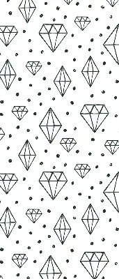 Estores de rolo interiores Diamantes desenhados