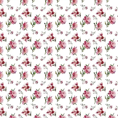 Estores de rolo para porta de varanda Flor rosa