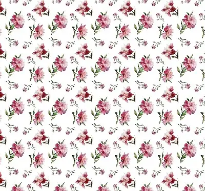 Estores de rolo para porta de varanda Flor rosa