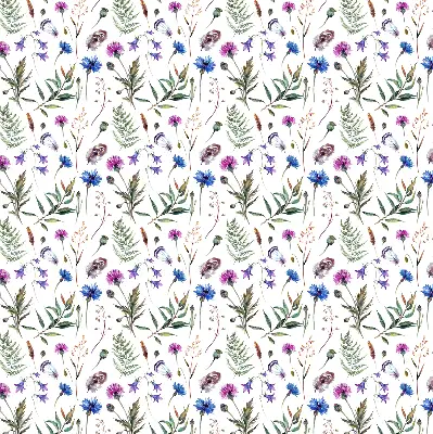 Estores de rolo interiores para janela Flores coloridas