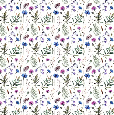 Estores de rolo interiores para janela Flores coloridas