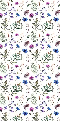 Estores de rolo interiores para janela Flores coloridas