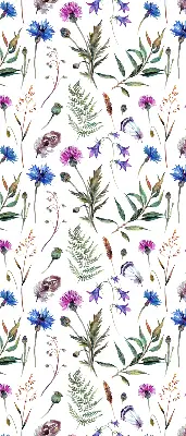 Estores de rolo interiores para janela Flores coloridas