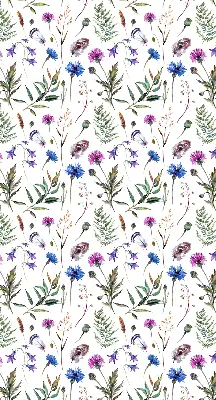 Estores de rolo interiores para janela Flores coloridas