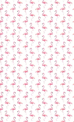Estores de rolo interiores para janela Flamingos