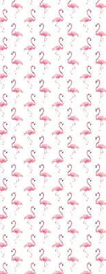 Estores de rolo interiores para janela Flamingos