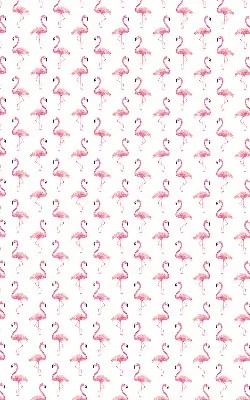 Estores de rolo interiores para janela Flamingos