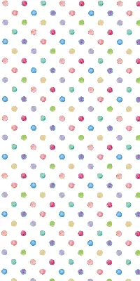 Estores de rolo interiores Pontos coloridos