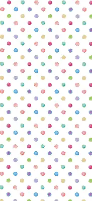 Estores de rolo interiores Pontos coloridos