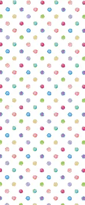 Estores de rolo interiores Pontos coloridos