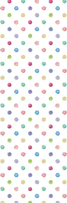Estores de rolo interiores Pontos coloridos