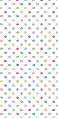 Estores de rolo interiores Pontos coloridos