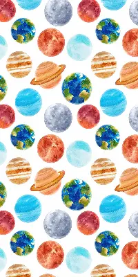 Estores de rolo para janela Planetas