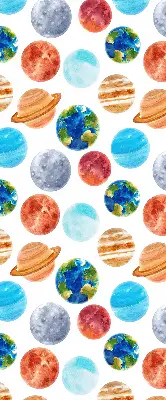 Estores de rolo para janela Planetas